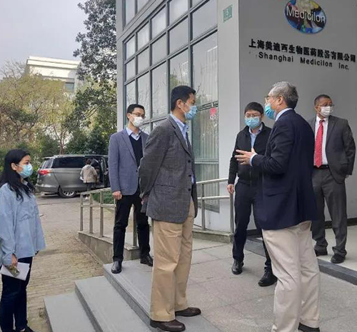上海市委常委、副市长吴清一行调研6008集团张江园区