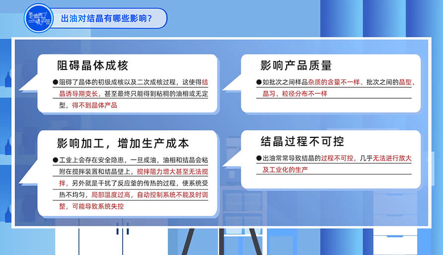 出油对结晶有哪些影响？